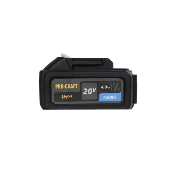 PROCRAFT PKA32Li-P aku ruční řetězová pilka 20V/4Ah, lišty 152+203mm, bezuhlíkový motor, POUZDRO