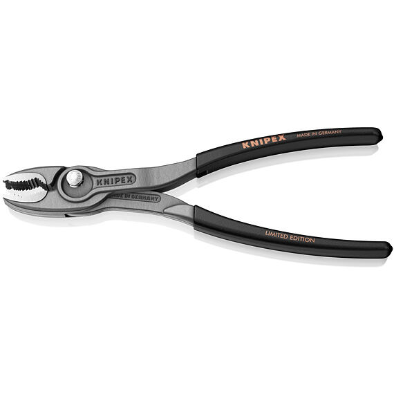 KNIPEX kleště s posuvným kloubem TwinGrip 200mm VÁNOČNÍ EDICE, čelní a boční úchop 8201200S02