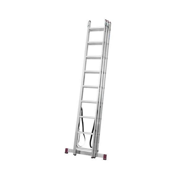 KRAUSE žebřík 3*9 univerzální s úpravou na schody 250/390/530cm 10.66-S-3-09-KR