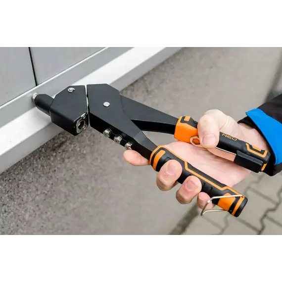 NEO TOOLS nýtovací kleště otočné Al+Fe+Cu+Inox, 18-102-1