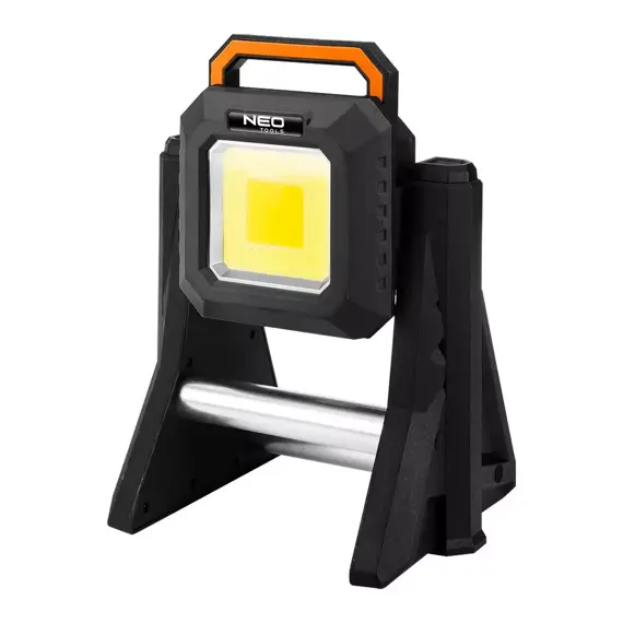 NEO aku reflektor teleskopický LED COB 3000lm, 10Ah USB C, 6500K/2700K, Powerbanka, 99-124