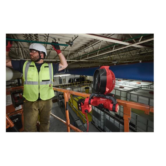 MILWAUKEE M18 LAF-0 aku ventilátor 18V, bezuhlíkový motor, regulace otáček, bez baterie