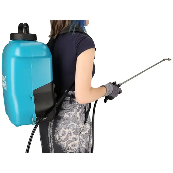 DEDRA aku zádový postřikovač 18V, nádoba 16l, 1,45l/min., tryska 55-100cm, bez baterie, DED6981