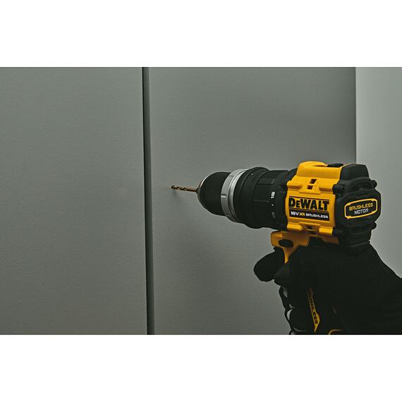 DeWalt DCD803NT aku bezuhlíková příklepová vrtačka a 4 výměnné hlavy 18V, 73Nm, kufr TSTAK, bez aku