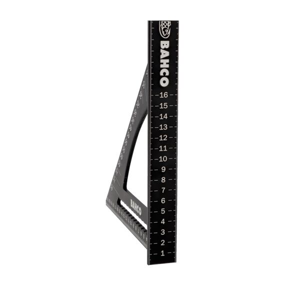 BAHCO úhelník tesařský 220mm, laserové značení, stupnice na spodní hraně, 9045-T-220