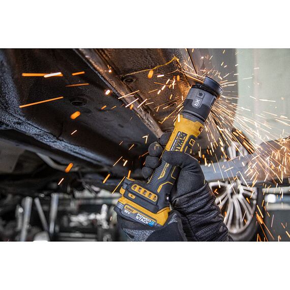 DeWalt DCG430N aku přímá řezačka 18V XR, pro kotouče 76mm, bezuhlíkový motor, bez baterie