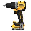 DeWalt DCD805E2T aku bezuhlíková príklepová vŕtačka 18V/2*1,7Ah POWERSTACK, 90Nm, kufrík TSTAK