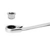 EXTOL Premium klíč ráčnový tvarovaný, sada 11ks vložek 8-19mm, CrV, 8816101