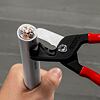 KNIPEX nožnice na káble StepCut XL 225mm, tenké aj veľmi tvrdé káble, 2 rezné plochy 9511225