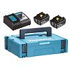 MAKITA 198116-4 sada 2*BL1860B akumulátor 18V/6Ah + DC18RC nabíječka + systainer