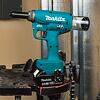 MAKITA DRV250ZJ aku nýtovačka 18V LXT Li-ion, ocel 4,8-6,0mm, nerez 4,8mm, MAKPAC, bez baterie