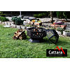 CATTARA ohniště HEXAGON cooper patina s poklopem, rošt 61*53cm, 13008