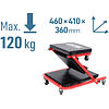 EXTOL Premium lehátko montážní polohovatelné, stolička/lehátko, nosnost 150kg/120kg, 8863302