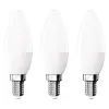EMOS LED žárovka CLS Candle, 4,2W (40W), 470lm, 3ks balení, ZQ3E21.3