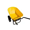 PROTECO aku kolečko dvoukolák 100l, nosnost 260kg, baterie 12Ah, zpětný chod, brzda, 10.86-AKD-100-P