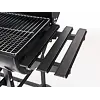 gril LANDER na dřevěné uhlí 101*70*94cm, barelový tvar, odkládací plocha, 767019