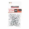 KREATOR nýtovací kroužky Al 4,5mm, 100ks, KRTH62503