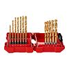 MILWAUKEE 48894760 sada vrtáků do rázových utahováků 2-10mm, 19ks, TiN, šestihranná stopka PH box
