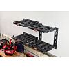 MILWAUKEE 4932472127 regálový systém PACKOUT, E-Track + 2 police, polica nosnosť 22kg