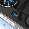 GÜDE GEH 3300 ohrievač elektrický 2220W/3300W, 315m3/hod., LED svetlo, prehrávač hudby, USB port