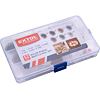 EXTOL Premium disky radiální štětinové, pr.25mm, stopka 3mm, 42ks (K80-120-220-400-600-1000-2500)