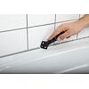 WOLFCRAFT sada škrabek pro opravu starých silikonových spár, nůž + stěrka s nástavci, 4364000
