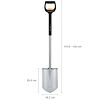 FISKARS 1066732 rýč Xact teleskopický 1,1-1,3m, špičatý