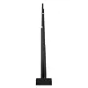 EMOS LED svícen 6 LED kovový černý, 40cm, 2*AA, teplá bílá, DCAW24