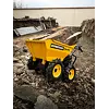 PROTECO motorový přepravník - DUMPER s radlicí na sníh, 6,5HP, 4x4, 400kg, 240l, 51.03-KM-400-RAD