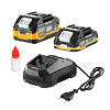 PROCRAFT PA168SET set pilka PKA35+nůžky ES25Li, 20V/1*4Ah+1*2Ah