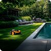 WORX Garden WR365E robotická sekačka VisionRTK stereo, řízená GPS signálem a kamerou