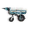 MAKITA DCU180Z aku přepravní kolečko, 18V bez baterie, max.130kg, 0-1,5/3,5km/hod, bez korby a koše