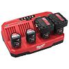 MILWAUKEE 4932430554 nabíjačka M12-C4, sekvenčné nabíjanie