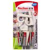 FISCHER DUOPOWER 8*40 + EASYHOOK HÁČIK blister, 4 ks
