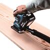 MAKITA DBO480Z aku vibrační bruska LXT 18V, 114*102mm, suchý zip, 11000/14000 ot./min.