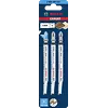 BOSCH 2608900550 pílky do priamočiarky T308B 117mm, extra čisté rezy v dreve 3ks (2608663750)