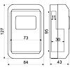 RICHTER box na klíče 87*127*44mm, zamykací 4-číselný kód