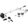 FIELDMANN FZG 9031 grilovací jehla s motorem 230V, 80cm, 2* 4-ramenná vidlice, Cr držáky