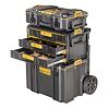 DeWalt DWST08330-1 zásuvkový kufrík ToughSystom 2.0, 3 zásuvky, guličkové ložiská vo výsuvoch