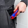KNIPEX odizolovávací nůž s vodící patkou s funkcí ráčny, polohovatelný a složitelný, 1650145SB