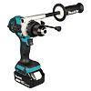 MAKITA DHP492RTJ aku bezuhíková příklepová vrtačka LXT 18V/2*5Ah, 130Nm, 0-550/2100 ot./min., MAKPAC