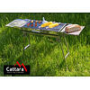 CATTARA gril na dřevěné uhlí skládací IGRANE, rošt 57*30cm, výška 71cm, konstrukce NEREZ, 13002