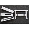 Rackmount pro firewally Fortinet Fortigate 60D, 60E, 60F, 61E, 61F, 70F, 70G, 71E a 71F v rozloženém stavu - více možností ucha.
