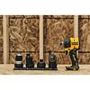 DeWalt DCD803NT aku bezuhlíková příklepová vrtačka a 4 výměnné hlavy 18V, 73Nm, kufr TSTAK, bez aku