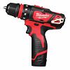 MILWAUKEE M12 BDDXKIT-202C aku skrutkovač s výmennými nástavcami 12V/2Ah