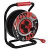 EMOS kábel 230V predlžovací 40m/4Z guma-neoprén, 2,5mm, kovový bubon P08440