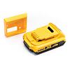 StealthMounts držiak na uloženie akumulátorov DeWalt XR 18V i FLEXVOLT 60V, žltý, 1ks