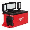 MILWAUKEE M18 POALC-0 lampa PACKOUT 3 otočné hlavy, 18V/230V, 3000/1500/1000lm, bez aku