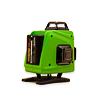 PROCRAFT laser křížový, ZELENÝ, samonivelační, linka 1cm nad zemí, aku 3,7V/4Ah, držák, LE-4G
