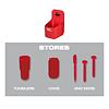 MILWAUKEE 4932480706 PACKOUT držák lahve